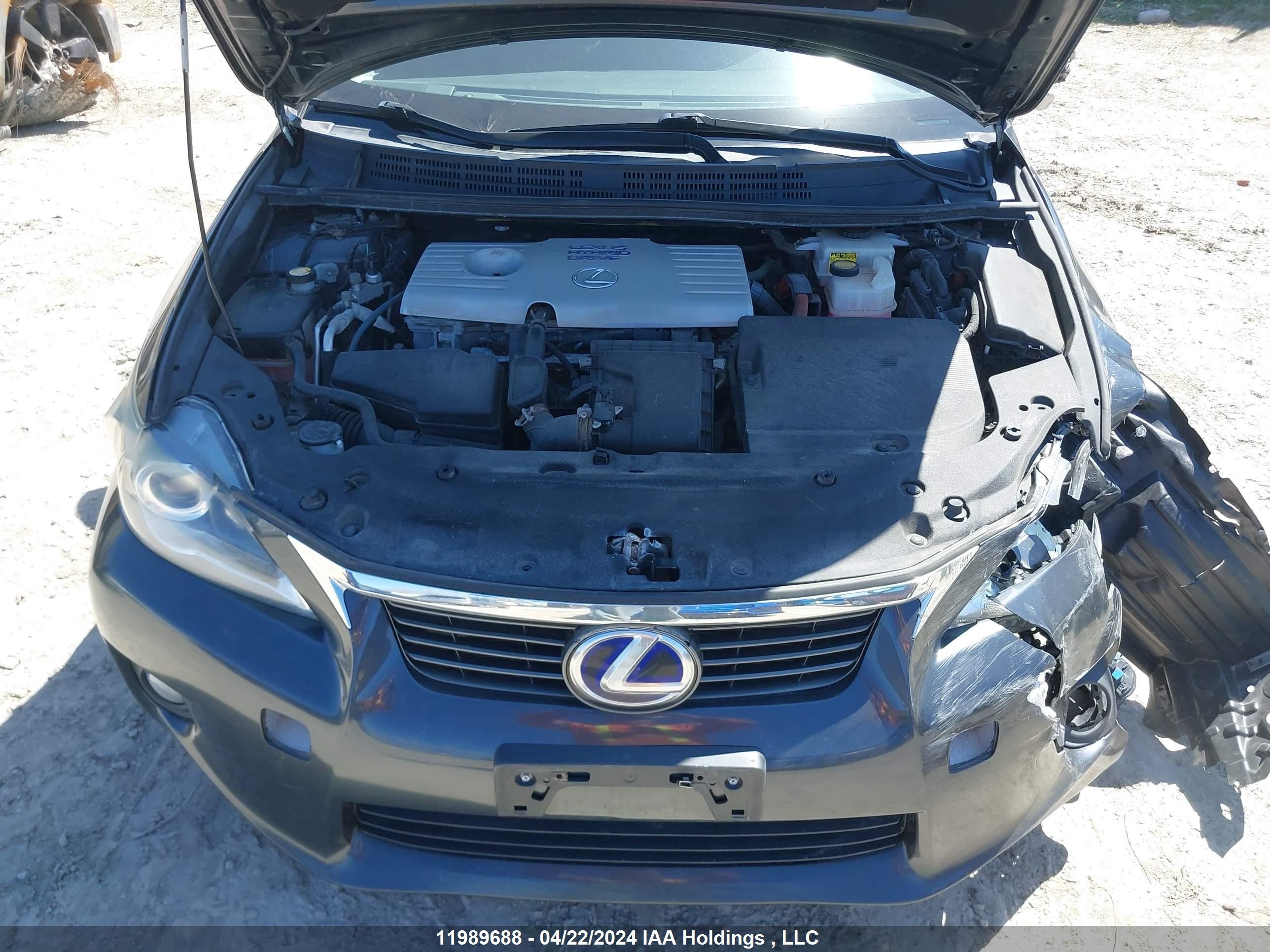 Photo 9 VIN: JTHKD5BH9B2034618 - LEXUS CT 