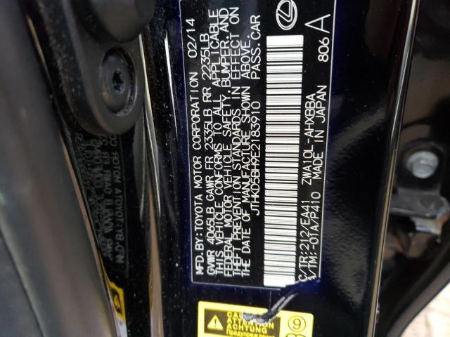 Photo 11 VIN: JTHKD5BH9E2183910 - LEXUS CT 200 