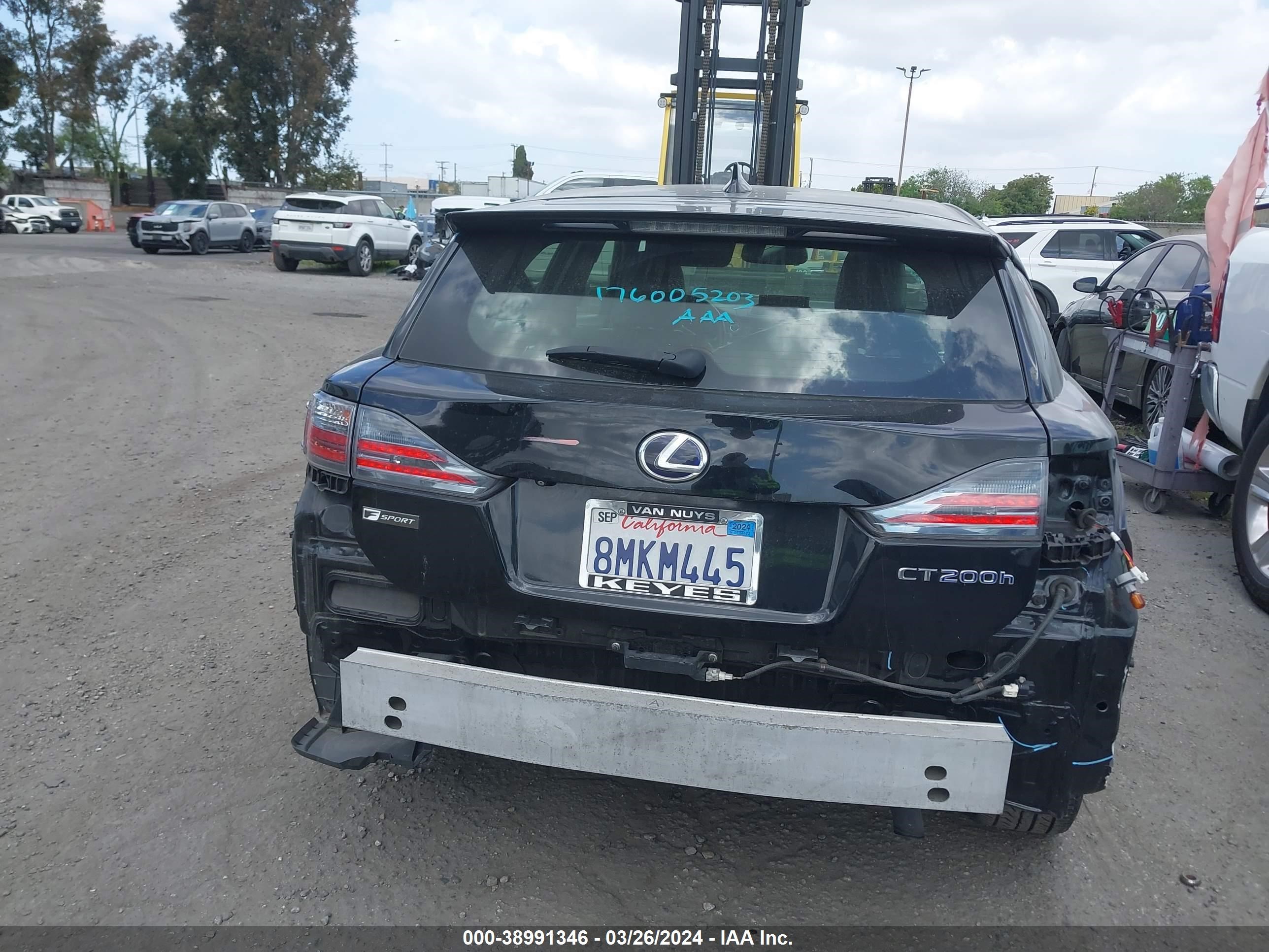 Photo 16 VIN: JTHKD5BH9F2233383 - LEXUS CT 