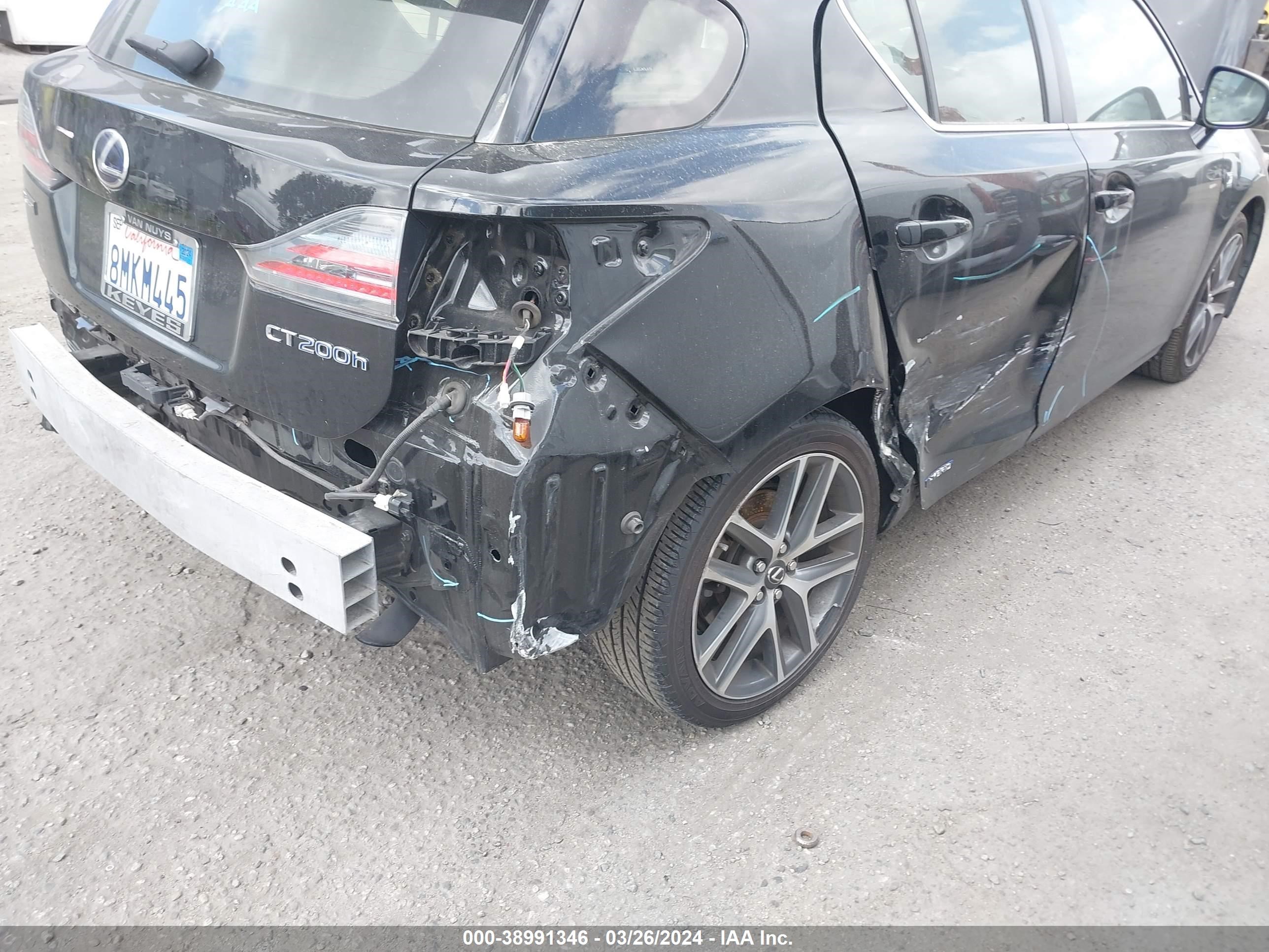 Photo 5 VIN: JTHKD5BH9F2233383 - LEXUS CT 