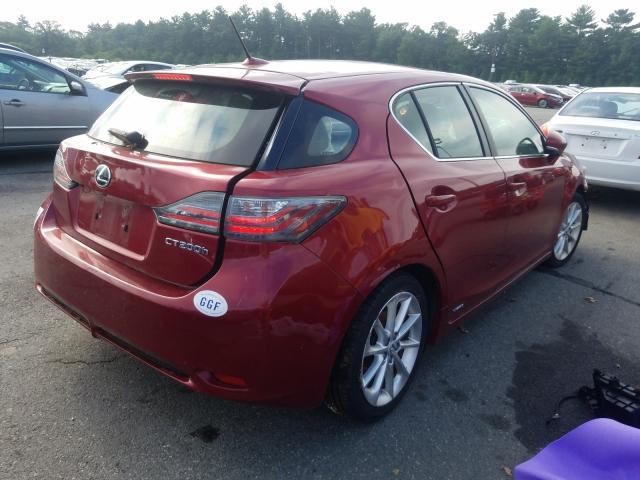 Photo 3 VIN: JTHKD5BHXC2066740 - LEXUS CT 200 