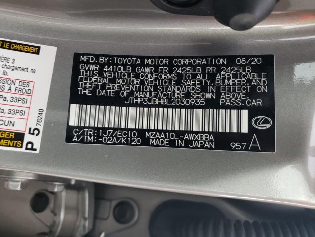 Photo 13 VIN: JTHP3JBH8L2030935 - LEXUS UX 200 