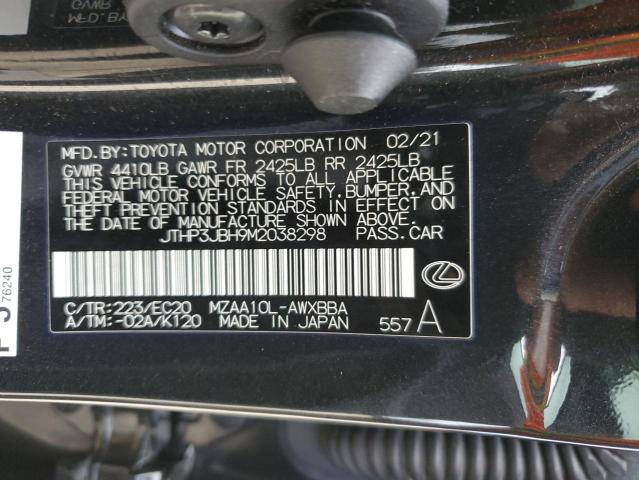 Photo 11 VIN: JTHP3JBH9M2038298 - LEXUS UX 200 