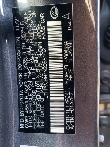 Photo 11 VIN: JTHP9JBH4N2058152 - LEXUS UX 250H BA 