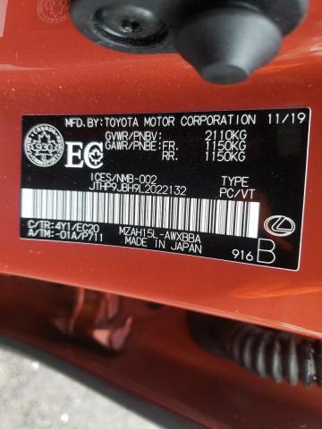 Photo 9 VIN: JTHP9JBH9L2022132 - LEXUS UX 250H 