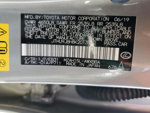 Photo 11 VIN: JTHU9JBH8K2013942 - LEXUS UX 250H 