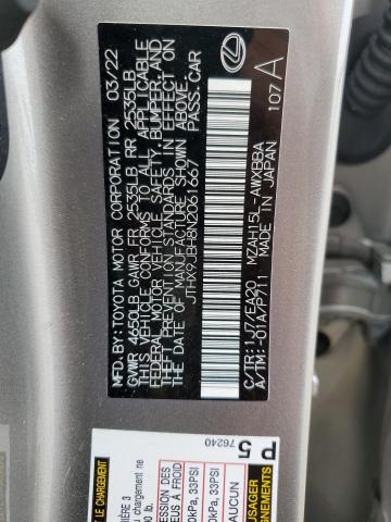 Photo 13 VIN: JTHX9JBH8N2061667 - LEXUS UX 250H BA 