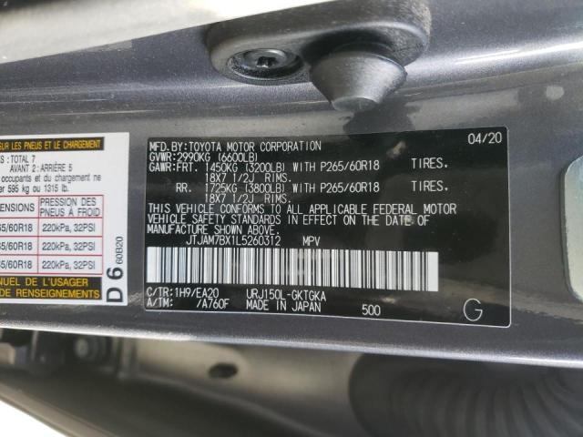 Photo 9 VIN: JTJAM7BX1L5260312 - LEXUS GX 460 PRE 