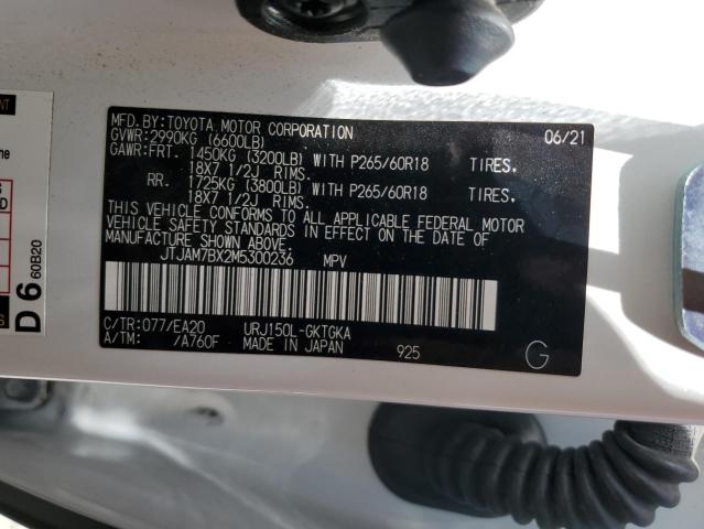 Photo 12 VIN: JTJAM7BX2M5300236 - LEXUS GX 460 PRE 