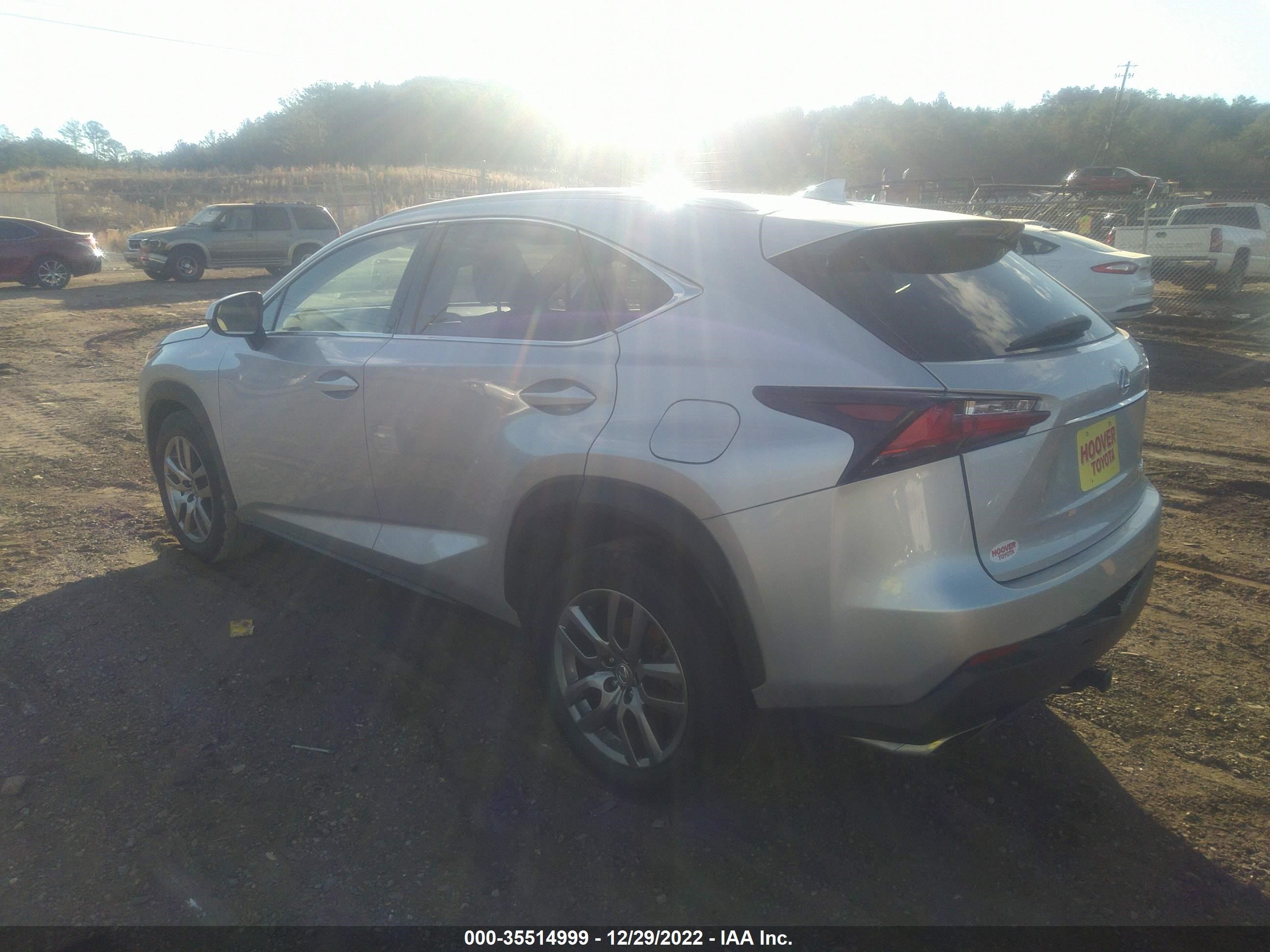 Photo 2 VIN: JTJBARBZ0F2000189 - LEXUS NX 