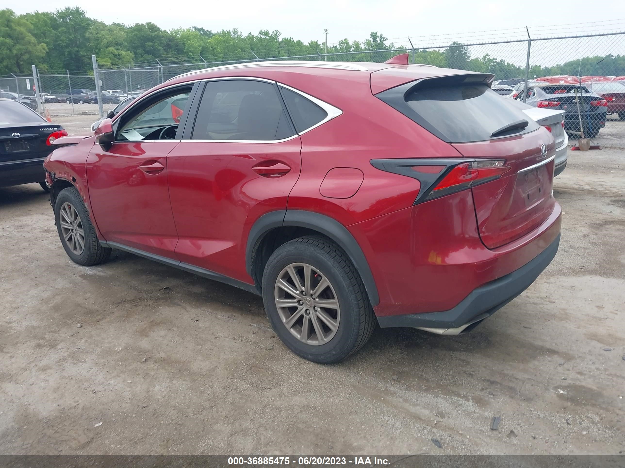 Photo 2 VIN: JTJBARBZ6F2014565 - LEXUS NX 