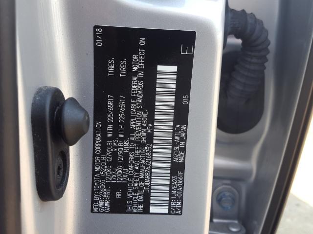 Photo 9 VIN: JTJBARBZ6J2168752 - LEXUS NX-300 