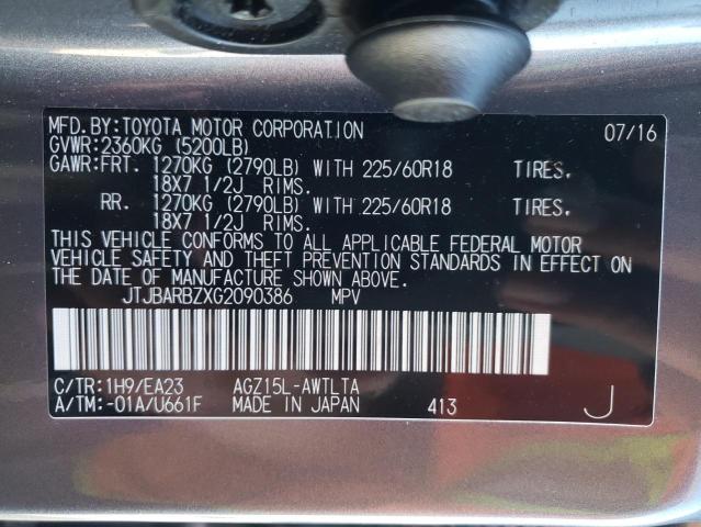 Photo 9 VIN: JTJBARBZXG2090386 - LEXUS NX 200T BA 