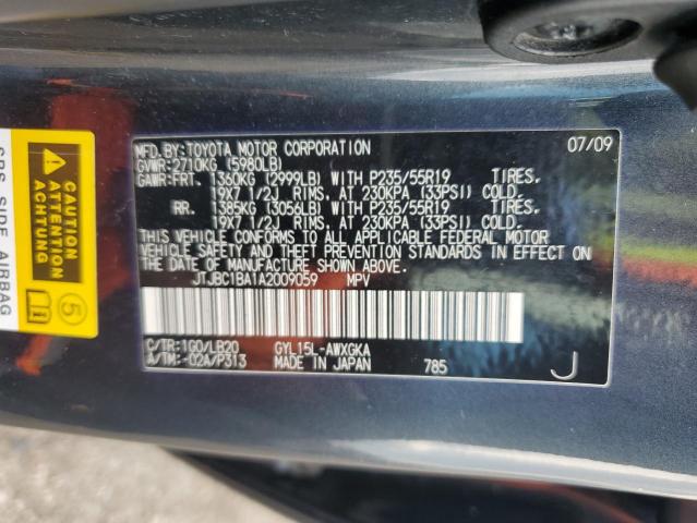 Photo 13 VIN: JTJBC1BA1A2009059 - LEXUS RX 450H 