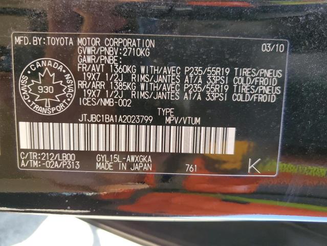 Photo 12 VIN: JTJBC1BA1A2023799 - LEXUS RX450 