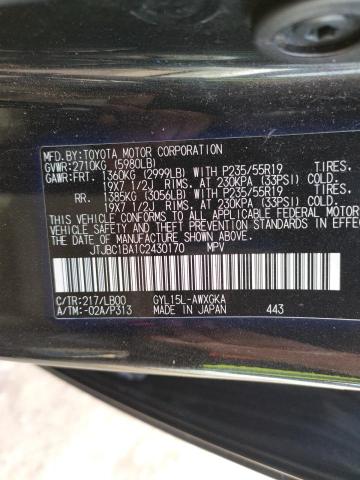 Photo 11 VIN: JTJBC1BA1C2430170 - LEXUS RX450 