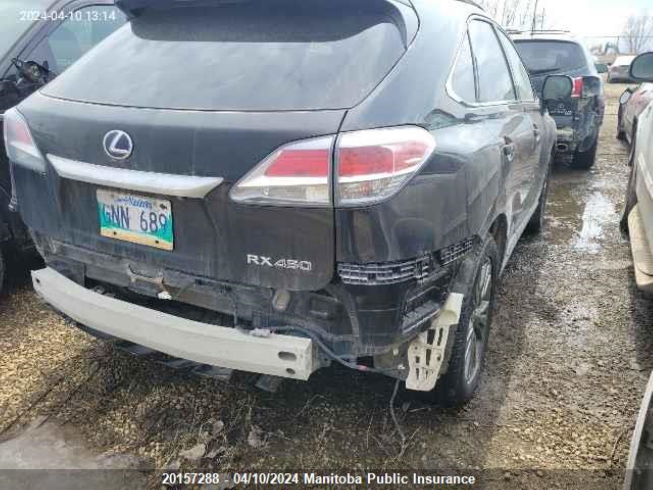 Photo 3 VIN: JTJBC1BA4D2054355 - LEXUS RX 