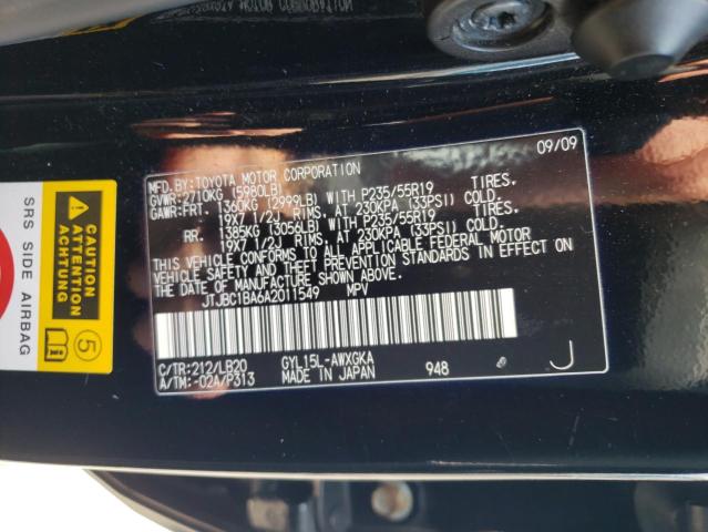 Photo 11 VIN: JTJBC1BA6A2011549 - LEXUS RX 450 