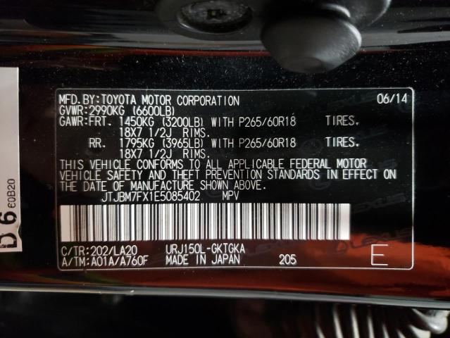 Photo 13 VIN: JTJBM7FX1E5085402 - LEXUS GX 460 