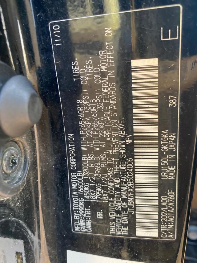 Photo 9 VIN: JTJBM7FX2B5024006 - LEXUS GX 460 