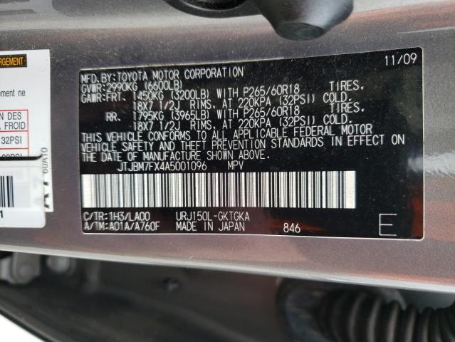 Photo 9 VIN: JTJBM7FX4A5001096 - LEXUS GX 460 