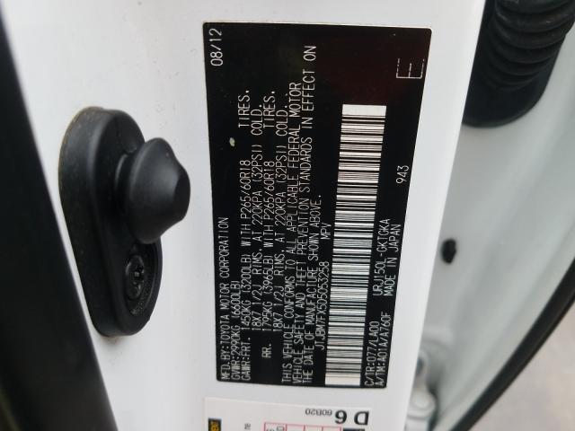 Photo 9 VIN: JTJBM7FX5D5053258 - LEXUS GX 460 