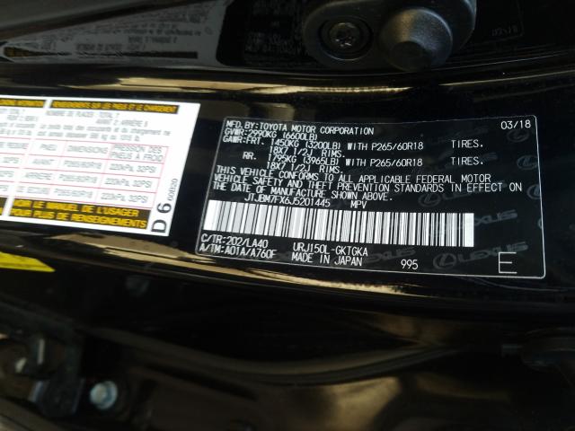 Photo 9 VIN: JTJBM7FX6J5201445 - LEXUS GX 