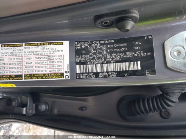 Photo 8 VIN: JTJBM7FX8K5221164 - LEXUS GX 