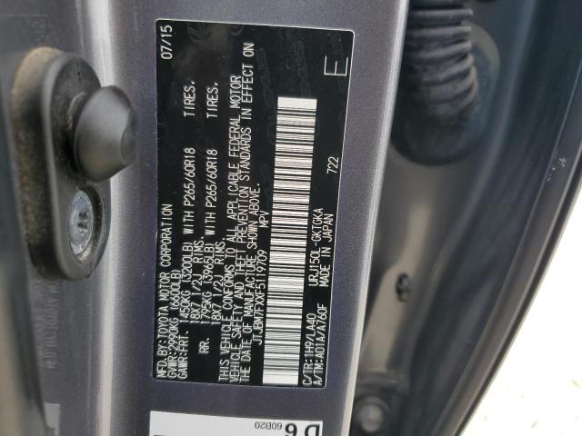 Photo 12 VIN: JTJBM7FXXF5119709 - LEXUS GX 460 