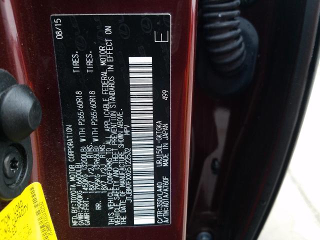 Photo 9 VIN: JTJBM7FXXG5122532 - LEXUS GX 460 