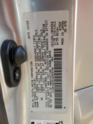Photo 12 VIN: JTJBT20X040065748 - LEXUS GX 470 