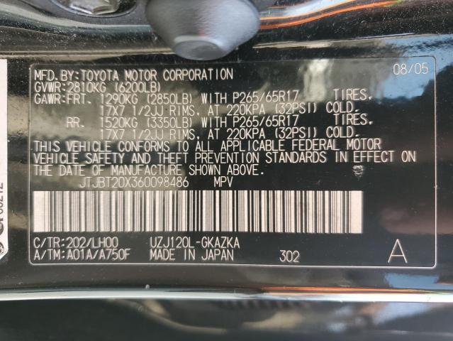 Photo 12 VIN: JTJBT20X360098486 - LEXUS GX 470 