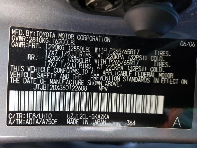 Photo 13 VIN: JTJBT20X360122608 - LEXUS GX 470 