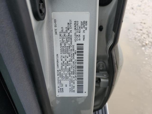 Photo 12 VIN: JTJBT20X430007415 - LEXUS GX 470 