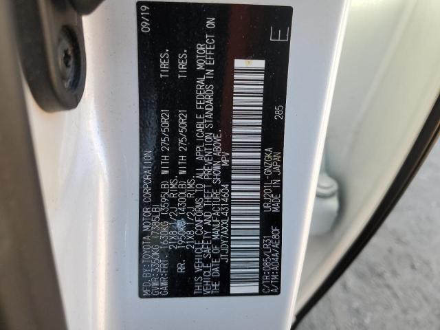 Photo 12 VIN: JTJDY7AXXL4314604 - LEXUS LX570 