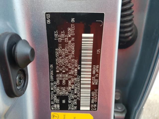 Photo 12 VIN: JTJGA31U040019052 - LEXUS RX330 