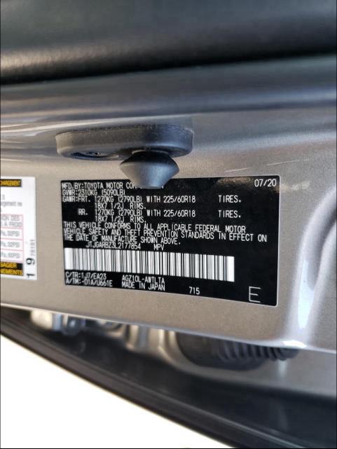 Photo 9 VIN: JTJGARBZ3L2177854 - LEXUS NX 300 