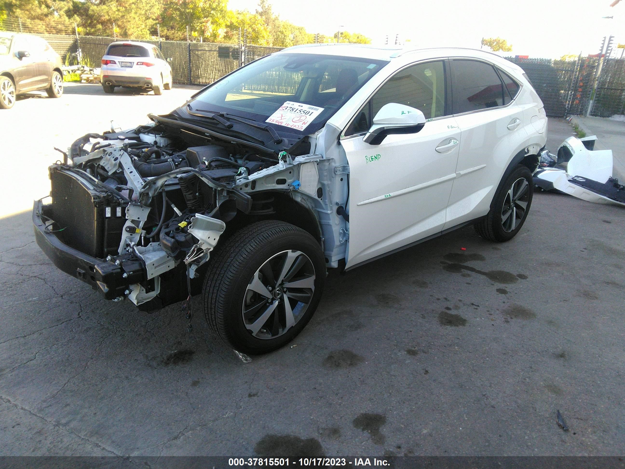 Photo 1 VIN: JTJGARBZXL2174322 - LEXUS NX 