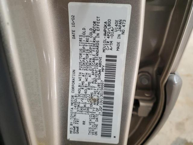 Photo 11 VIN: JTJGF10U130156667 - LEXUS RX300 