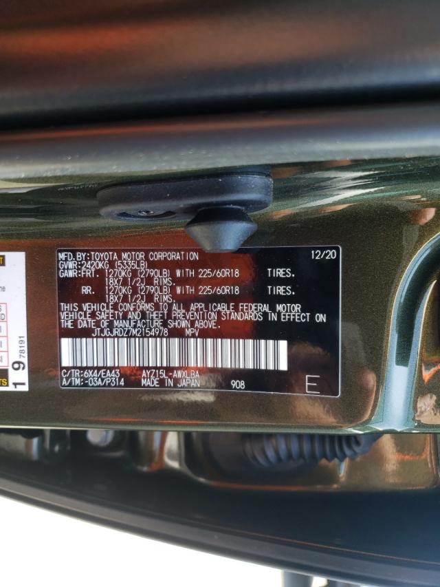 Photo 9 VIN: JTJGJRDZ7M2154978 - LEXUS NX 300H 