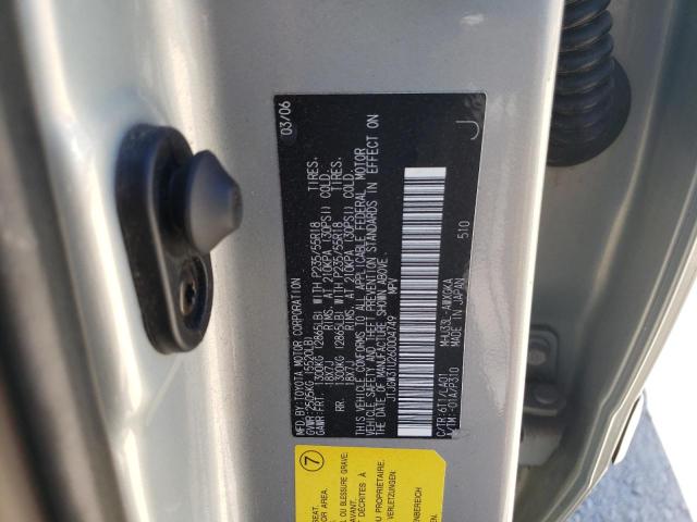 Photo 12 VIN: JTJGW31U260004749 - LEXUS RX400 