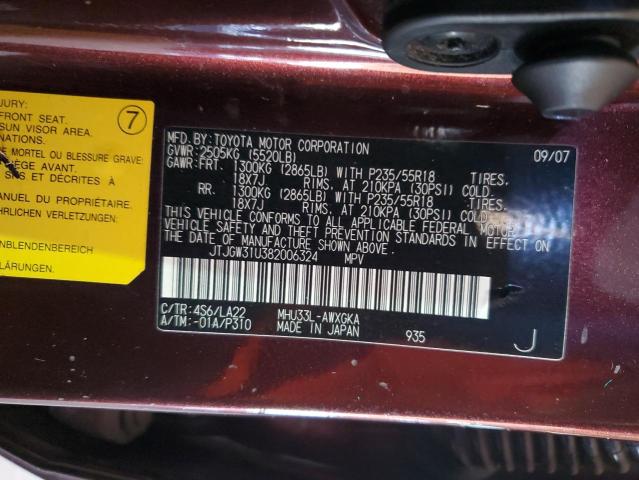 Photo 11 VIN: JTJGW31U382006324 - LEXUS RX400 