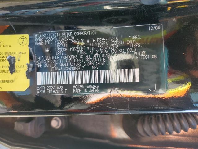 Photo 12 VIN: JTJHA31UX50084917 - LEXUS RX 330 