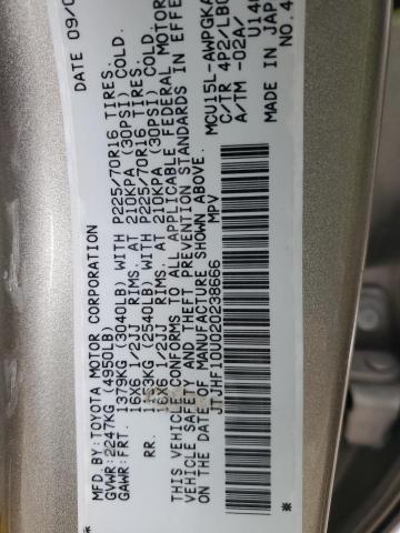 Photo 11 VIN: JTJHF10U020238666 - LEXUS RX300 