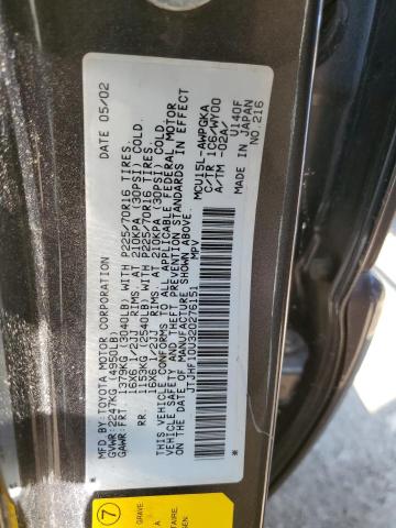 Photo 12 VIN: JTJHF10U320276151 - LEXUS RX300 