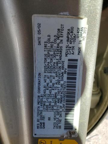 Photo 12 VIN: JTJHF10U920278373 - LEXUS RX 300 