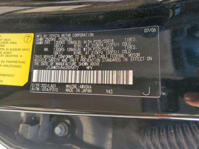 Photo 12 VIN: JTJHW31U562005872 - LEXUS RX 400 