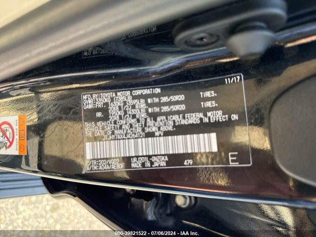 Photo 8 VIN: JTJHY7AX4J4264121 - LEXUS LX 570 