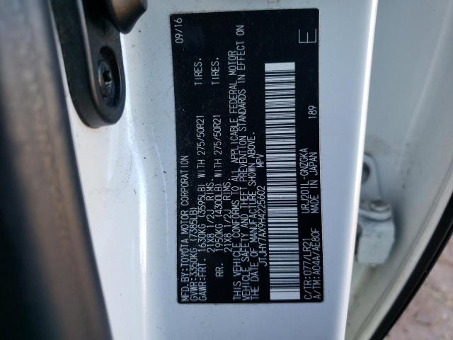 Photo 11 VIN: JTJHY7AX9H4225602 - LEXUS LX 570 