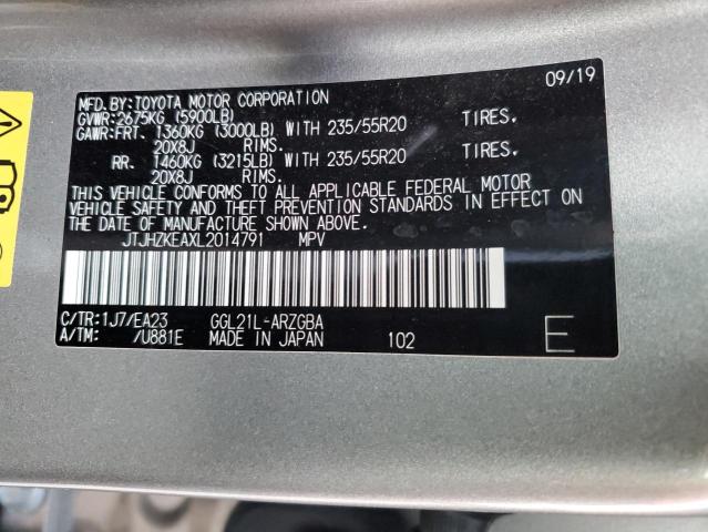 Photo 12 VIN: JTJHZKEAXL2014791 - LEXUS RX 350 L 